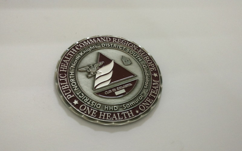 how much does a custom challenge coin cost