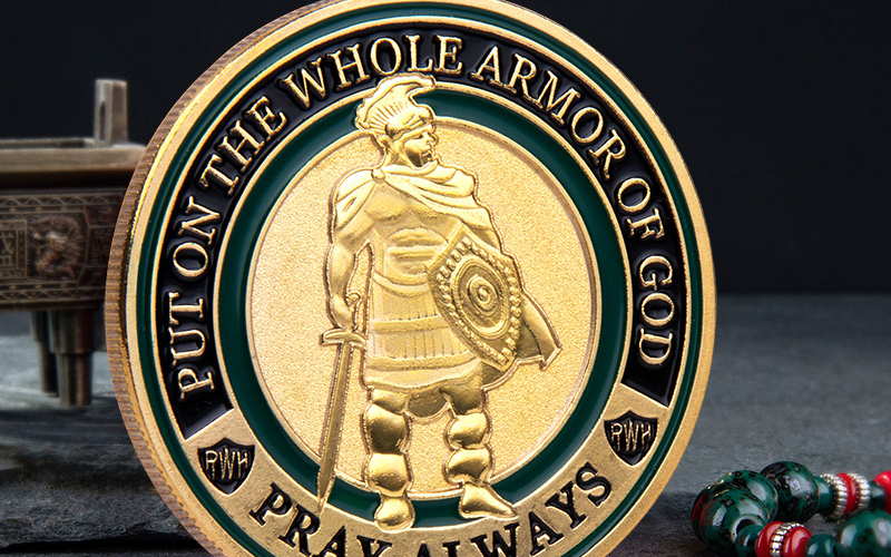 what do plating and finish mean on a challenge coin