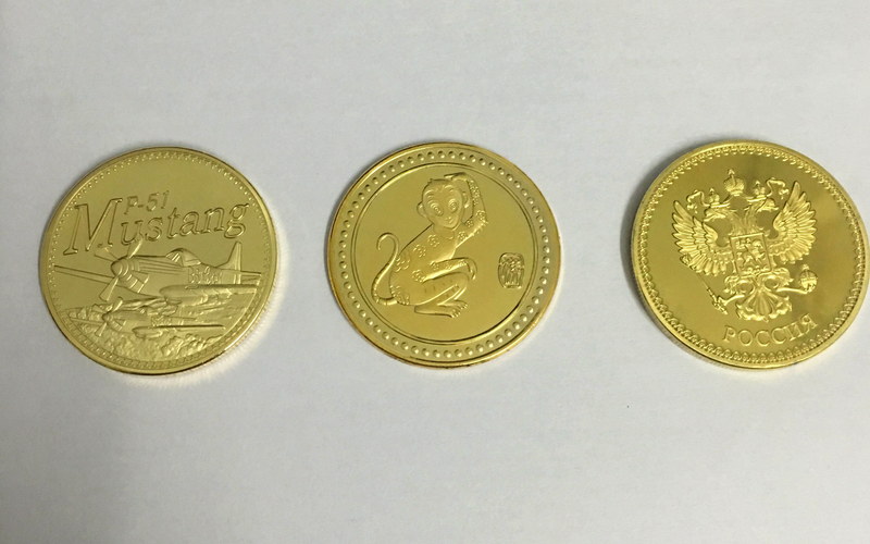estimated custom challenge coin pricing by size and quantity