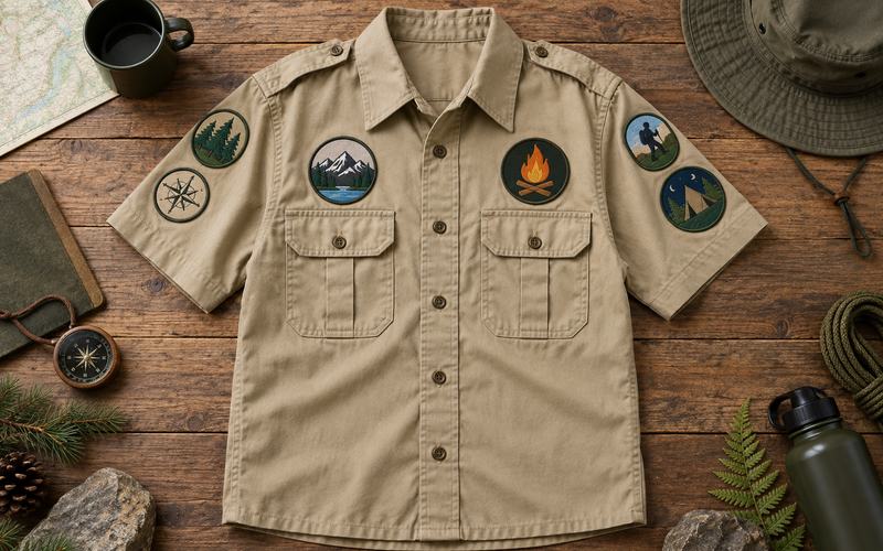 Understand the Main Areas of the Uniform Shirt