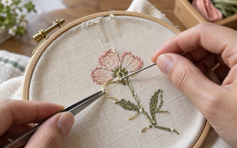 How to Remove Hand Embroidery?