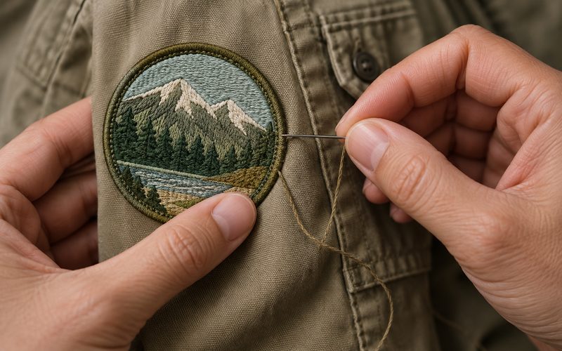 How to Attach a Patch Neatly