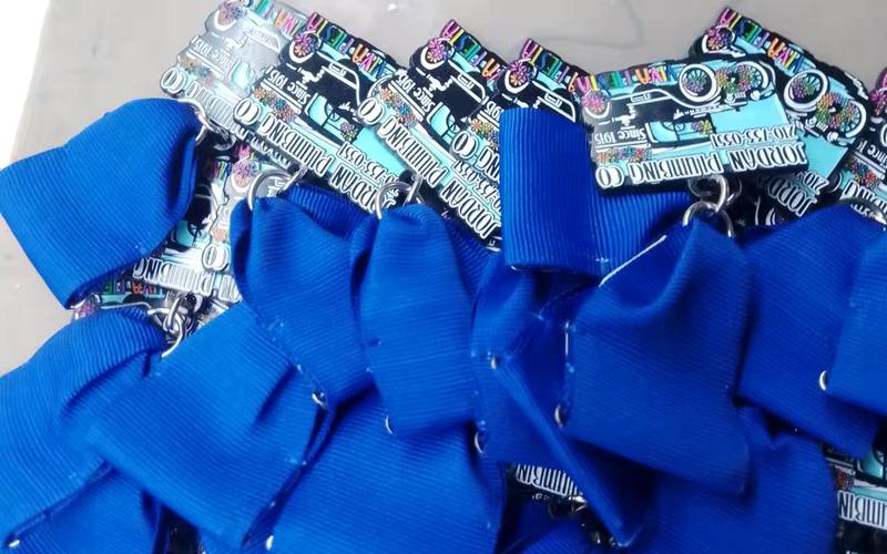 attach the medal ribbon