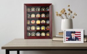 how to display challenge coins