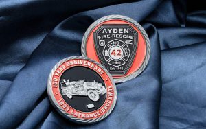 what is a firefighter challenge coin