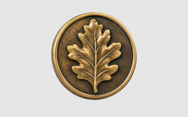 Antique gold lapel pin