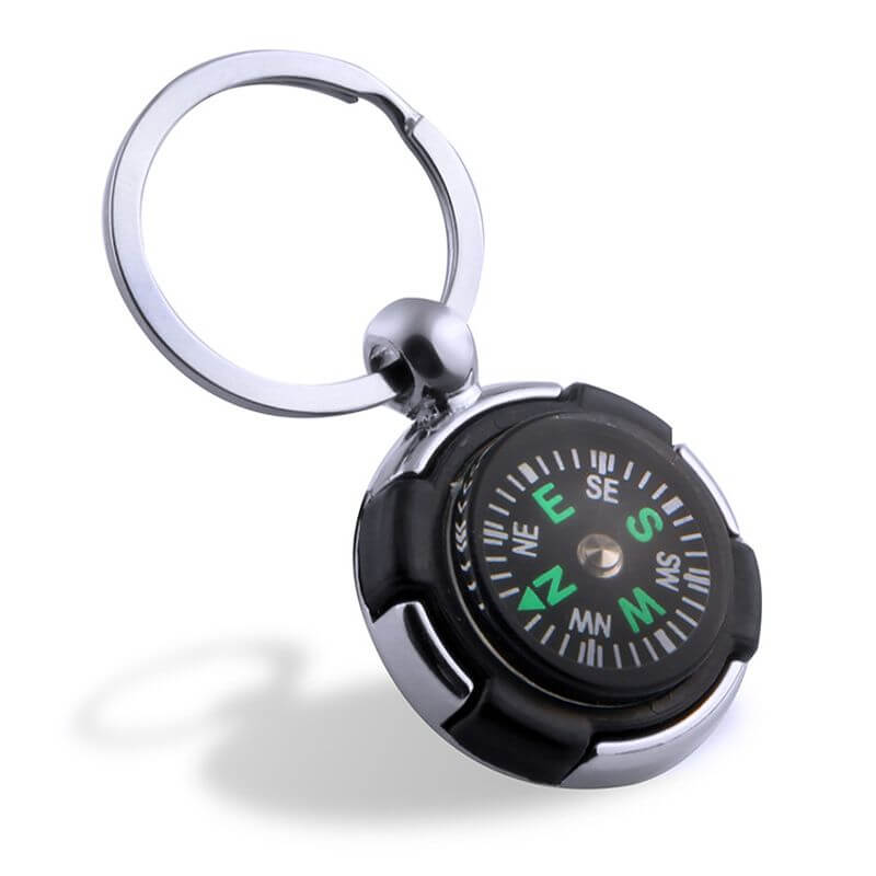 Mini Compass Keychain for Camping Climbing Hiking