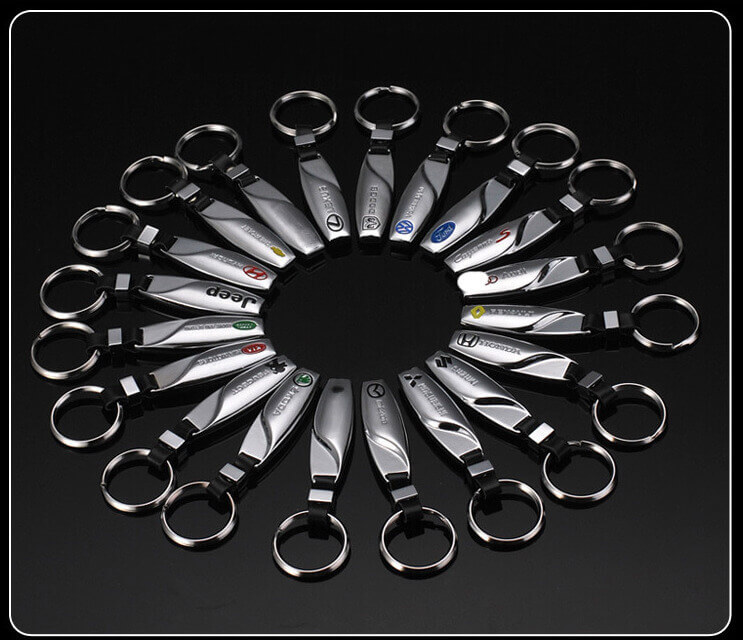 wholesale metal keychains Audi BMW Toyota Benz Land rover