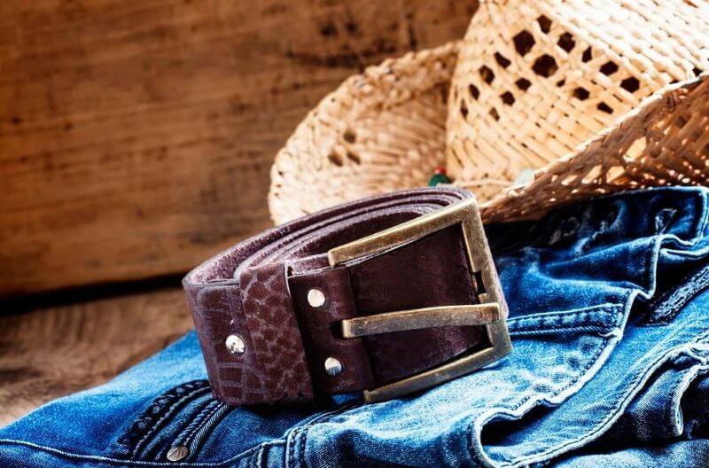 Cowboy Wearing Belt Buckle-1