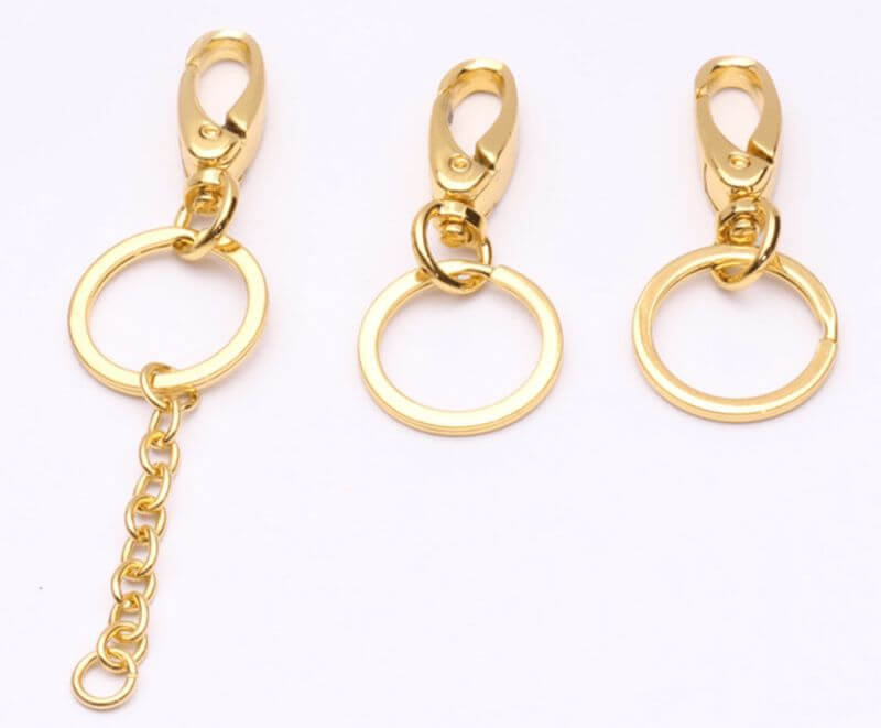 6 Types of Keychain Closures | Buy Keychains attachments