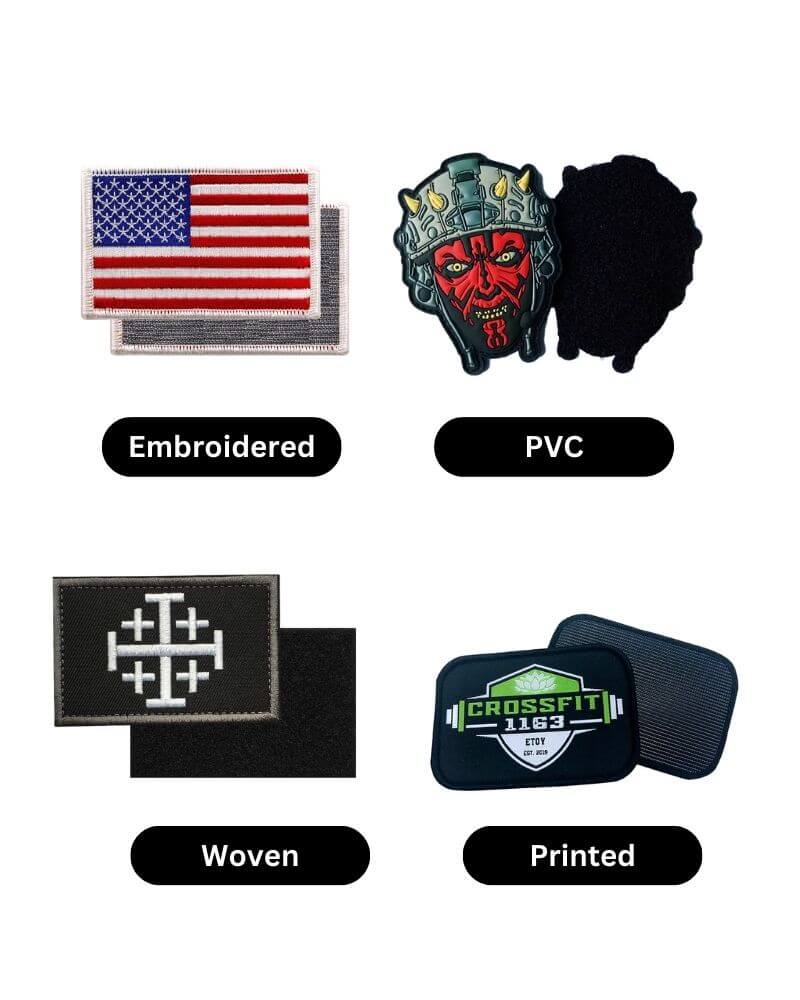 Crossfit Military Velcro Patches