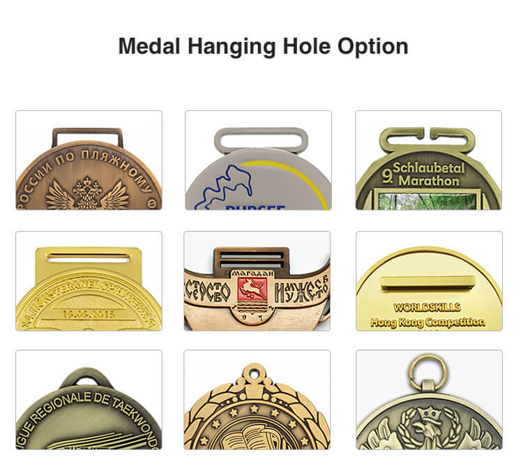 medal hanging hole option