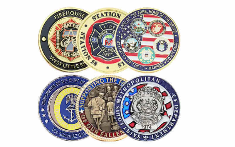 thumbnail image 2 of Detroit Fire Department Challenge Coin - Collectible DFD Militaria 2 of 6