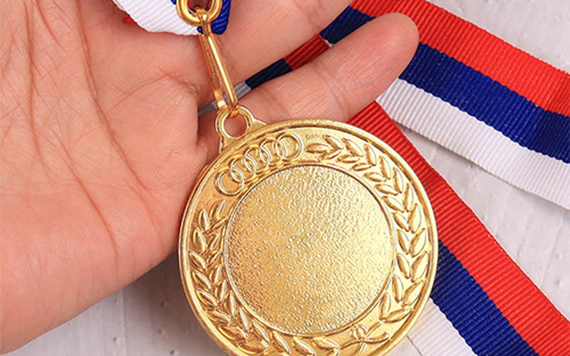 make sure the ribbon fits the medal