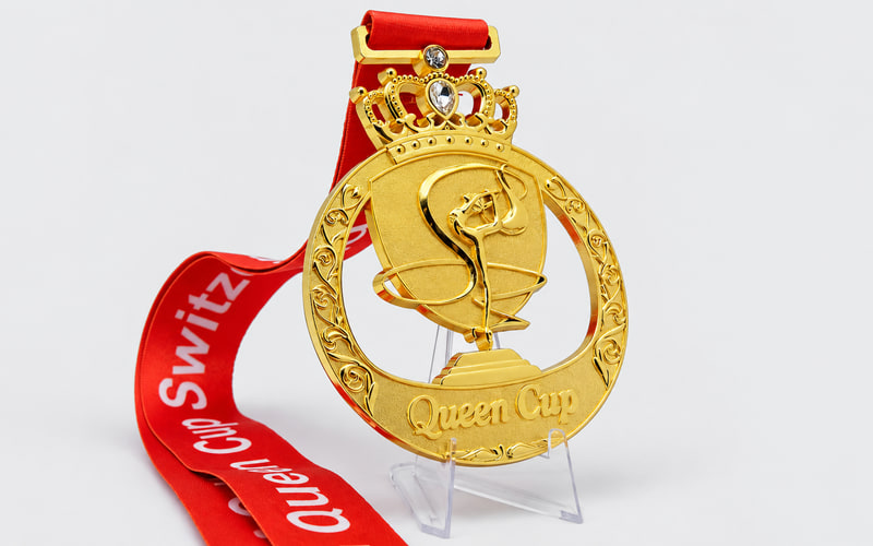 Custom gymnastics medals for meets and award events