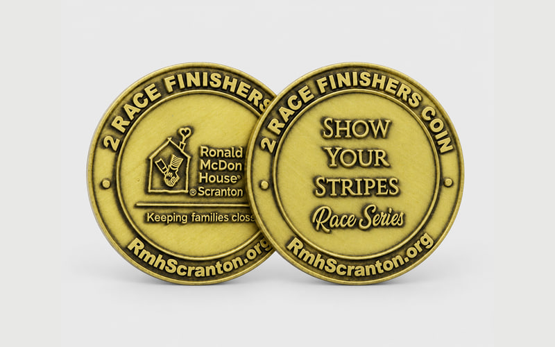 Custom nonprofit and charity challenge coins for fundraising and recognition