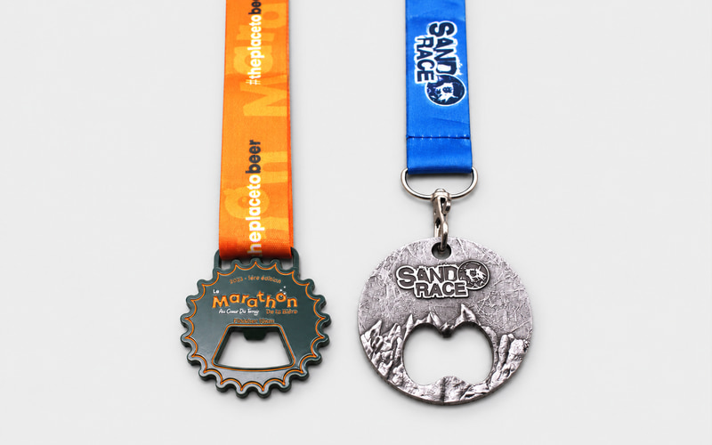 Custom bottle opener medal for events and promotions