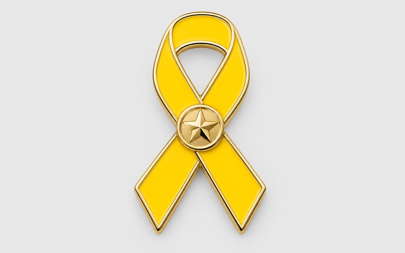 Logo and Organization Ribbon Pins