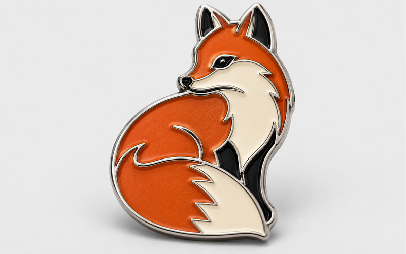Custom soft enamel animal pins