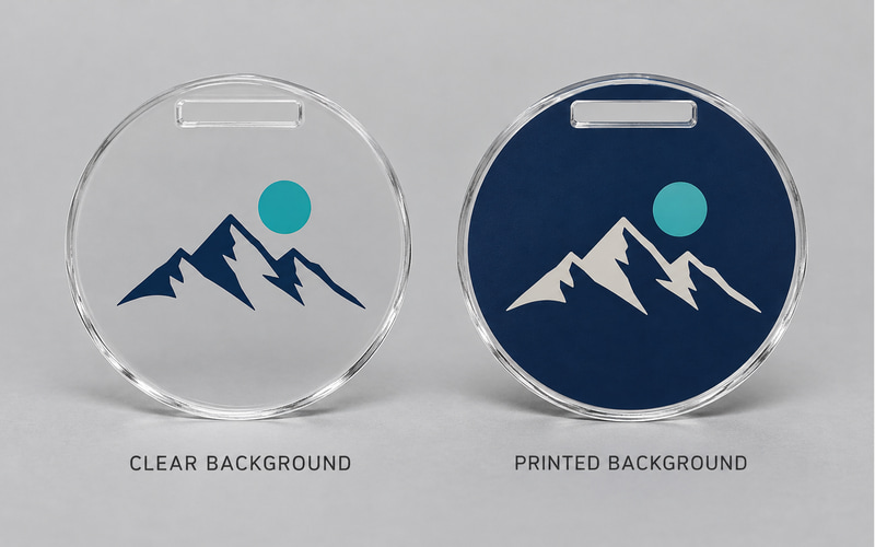 Clear acrylic custom medals