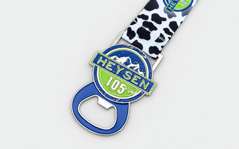 Bottle opener medal shape and size options