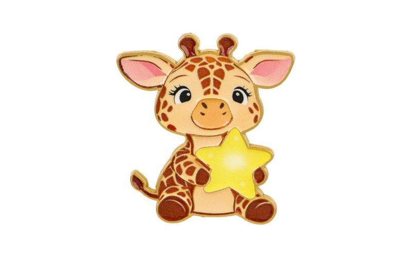 Animal pin shape and size options