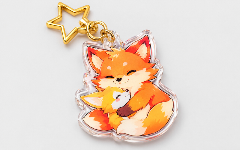 what is custom acrylic keychain